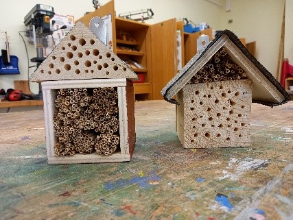 Bee happy- Bienenhotels für den guten Zweck