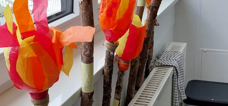 Laternenbasteln in der P3